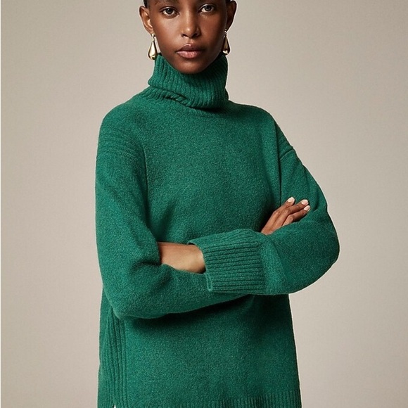 J.crew Turtleneck sweater in Supersoft yarn oversized size small - Picture 3 of 12
